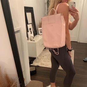 Matt & Nat Pink Vegan Leather Packpack
